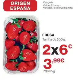 Hipercor Fresa oferta