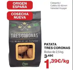 Hipercor Patata tres coronas oferta