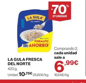 Hipercor La gula fresca del norte oferta