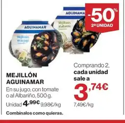 Hipercor AGUINAMAR Mejillón oferta