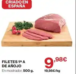 Hipercor Filetes 1a a de añojo oferta
