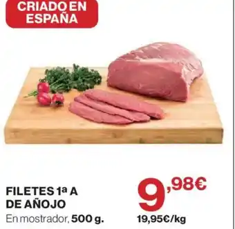 Hipercor Filetes 1a a de añojo oferta