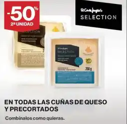 Hipercor En todas las cuñas de queso y precortados oferta