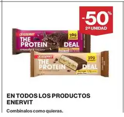 Hipercor ENERVIT En todos los productos oferta
