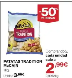 Hipercor MCCAIN Patatas tradition oferta
