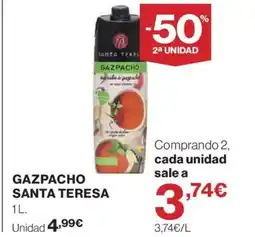 Hipercor SANTA TERESA Gazpacho oferta