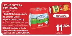 Hipercor ASTURIANA, Leche oferta