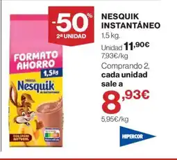 Hipercor NESQUIK Instantáneo oferta