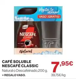 Hipercor NESCAFÉ CLASSIC Café soluble oferta