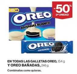 Hipercor OREO En todas las galletas y oreo bañadas oferta