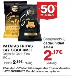 Hipercor LAY'S Patatas fritas gourmet oferta