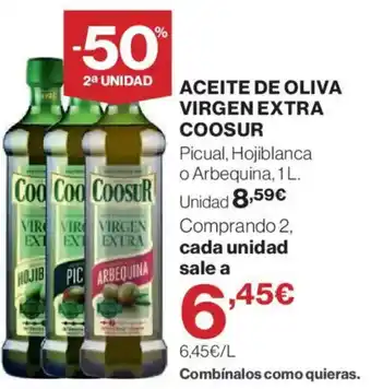 Hipercor COOSUR Aceite de oliva virgen extra oferta
