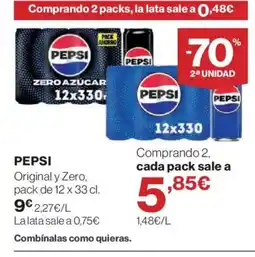 Hipercor PEPSI oferta