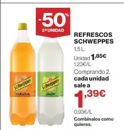 Hipercor SCHWEPPES Refrescos oferta