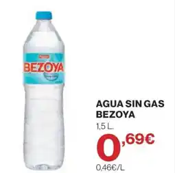 Hipercor BEZOYA Agua sin gas oferta