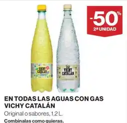 Hipercor VICHY CATALÁN En todas las aguas con gas oferta