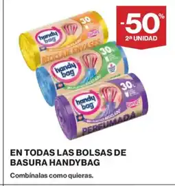 Hipercor HANDYBAG En todas las bolsas de basura oferta