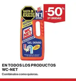 Hipercor WC-NET En todos los productos oferta