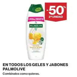 Hipercor PALMOLIVE En todos los geles y jabones oferta