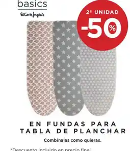 Hipercor En fundas para tabla de planchar oferta