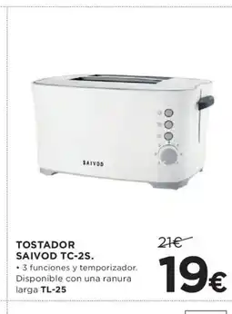 Hipercor SAIVOD Tostador tc-2s. oferta