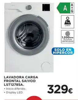 Hipercor SAIVOD Lavadora carga frontal lst12785a. oferta