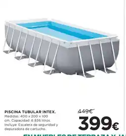 Hipercor INTEX Piscina tubular oferta