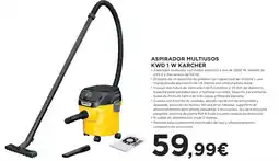 Hipercor KARCHER Aspirador multiusos kwd 1 w oferta