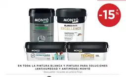 Hipercor En toda la pintura blanca y pintura para soluciones (antihumedad y antimoho) montó oferta