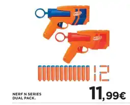 Hipercor Nerf n series dual pack oferta