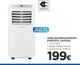 Hipercor SAIVOD Aire acondicionado portátil oferta