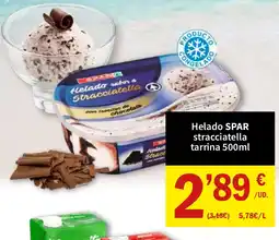 Spar Express SPAR Helado stracciatella tarrina oferta