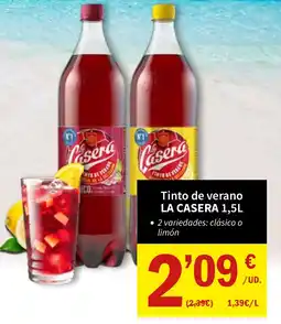 Spar Express LA CASERA Tinto de verano oferta