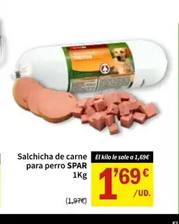 Spar Express SPAR Salchicha de carne para perro oferta
