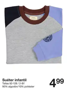 Zeeman Suéter infantil oferta