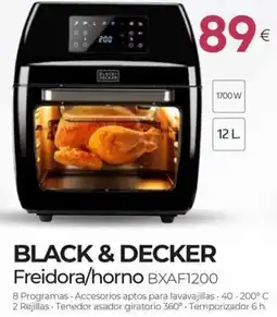 Tien 21 BLACK & DECKER Freidora/horno BXAF1200 oferta