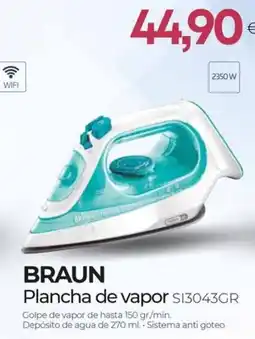 Tien 21 BRAUN Plancha de vapor SI3043GR oferta