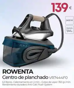 Tien 21 ROWENTA Centro de planchado VR7444FO oferta
