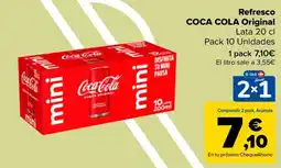 Carrefour COCA COLA Refresco Original oferta