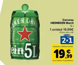 Carrefour HEINEKEN Cerveza Barril oferta