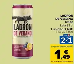 Carrefour LADRÓN DE VERANO limón oferta