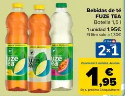 Carrefour FUZE TEA Bebidas de té oferta
