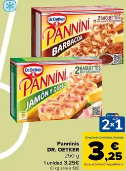 Carrefour DR. OETKER Panninis oferta