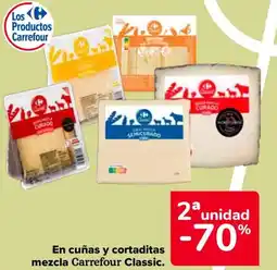 Carrefour En cuñas y cortaditas mezcla Carrefour Classic oferta
