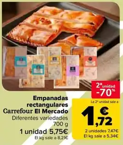 Carrefour Empanadas rectangulares Carrefour El Mercado oferta
