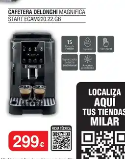 Milar Delonghi Cafetera magnifica start ecam220.22.gb oferta