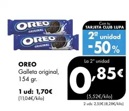 Supermercados Lupa OREO Galleta original oferta