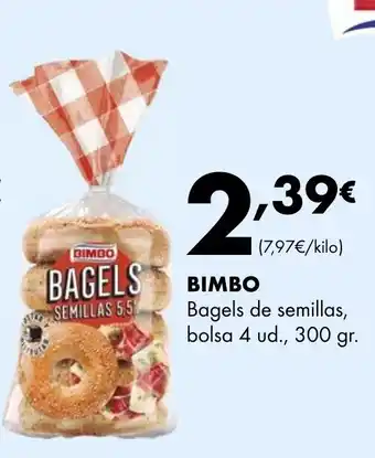 Supermercados Lupa BIMBO Bagels de semillas oferta