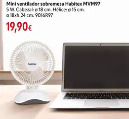 Cadena88 Mini ventilador sobremesa Habitex MVM97 oferta