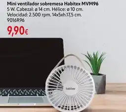 Cadena88 Mini ventilador sobremesa Habitex MVM96 oferta